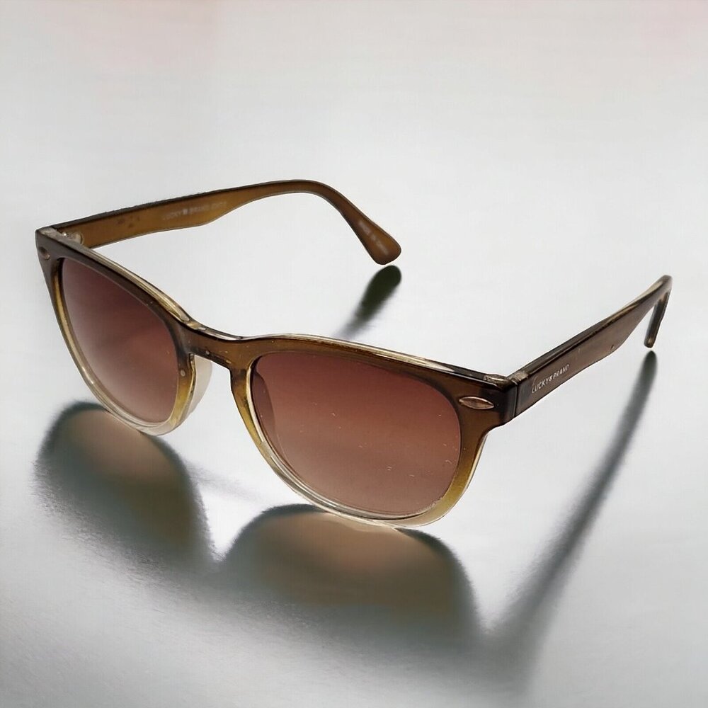 Lucky Brand Olive Clear Sunglasses